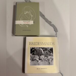 👰 “Wedding Words Vows” and “Bridesmaids” Books 📚 LIKE NEW Bride-to-Be Essentials
